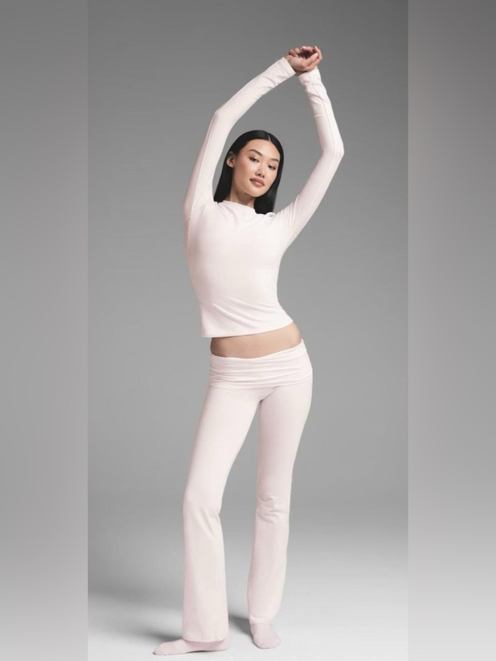 Pink SKIMS Fold Over Leggings